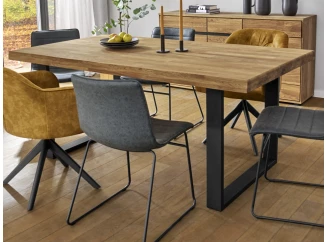 Jedálenský stôl Form U 180x100 cm, dub