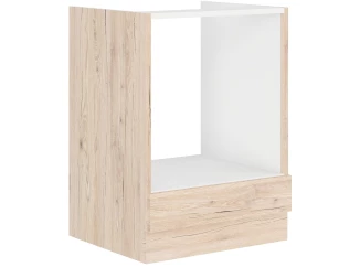 Kuchynská skrinka pre vstavanú rúru Bordeaux, 60 cm, dub bordeaux