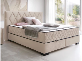 Posteľ Reve 180x200 cm, krémová látka