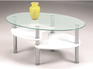 Konferenčný stolík Panty, biely