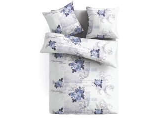 Obliečky Love 140x200 cm, kvetinový motív