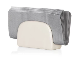 Stojanček na obrúsky Natural 11x7 cm, ivory