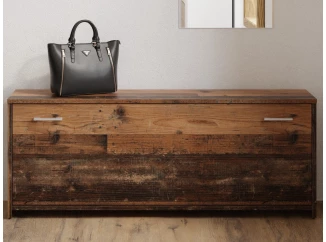 Botník Samuel, vintage optika dreva