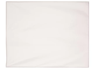 Vianočný obrus 130x220 cm, biely so striebornými vtkanými nitkami