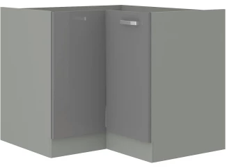 Dolná rohová kuchynská skrinka Grey 90ND, 90 cm