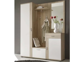 Predsieňová stena Patent, dub sonoma/biela