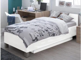 Posteľ Mega 160, 90x200 cm, biela