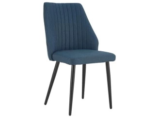 Jedálenská stolička Vicenza, tmavo modrá látka