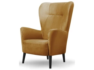 Kreslo Next, žltá látka