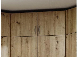 Rohový skriňový nádstavec Case, dub artisan