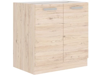 Dolná kuchynská skrinka Bordeaux, 80 cm, dub bordeaux