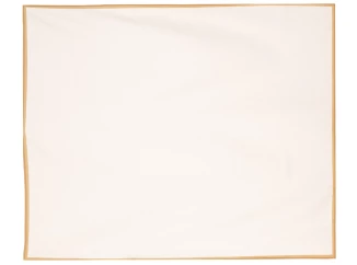 Vianočný obrus 130x220 cm, krémový so zlatými vtkanými nitkami