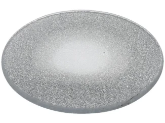 ianočný tanier Strieborné trblietky, 15 cm