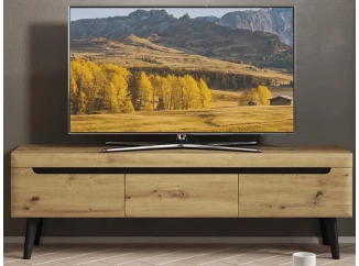 Široká TV skrinka Nordi, dub artisan, 160 cm