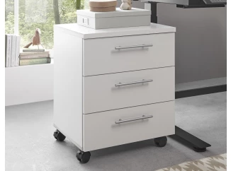 Úložný kontajner na kolieskach Ben, biely