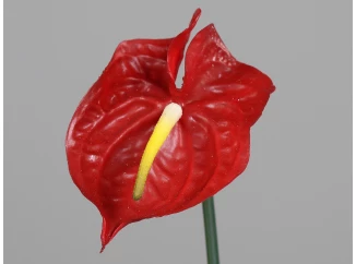 Umelá kvetina Anthurium 65 cm, červená