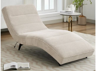 Relaxačné lehátko s elektrickým polohovaním Monaco, béžová látka