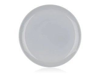 Plytký tanier Diwali 25 cm, šedé sklo