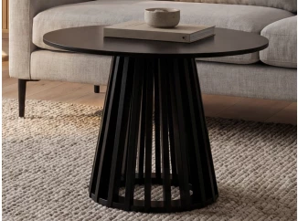 Okrúhly konferenčný stolík Siluet, čierny