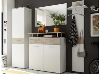 Predsieňová zostava Lift, dub/biela