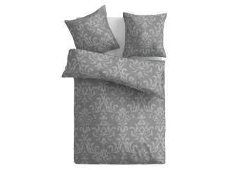 Obliečky Orio 140x200 cm, šedé s ornamentmi