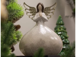 Dekoračná soška Anjel, 17 cm