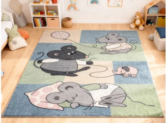 Detský koberec Dream Kids 120x170 cm, veselé myšky