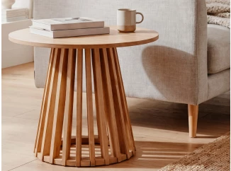 Odkladací stolík Siluet, svetlý  jasan