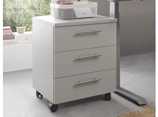 Úložný kontajner na kolieskach Ben, svetlo šedý