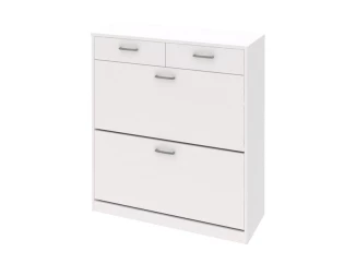 Stredne vysoký botník Mega 93, biela