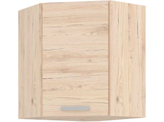 Horná rohová kuchynská skrinka Bordeaux, 60/60 cm, dub bordeaux