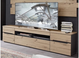 TV skrinka Memphis, dub artisan/grafit
