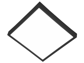 Stropné LED osvetlenie Puccy 17x10 cm, čierne