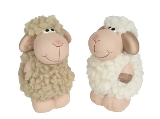 Dekorácie (2 druhy) Ovca 9,5 cm