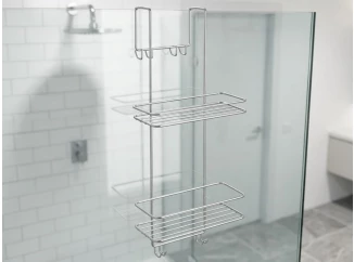 Regál do sprchy Reflex Luxy 2, chróm