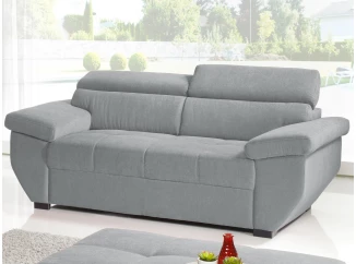 Dvojsedák Speedway, svetlo šedá látka