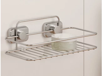 Kúpeľňová polička Reflex Luxy 1, chróm