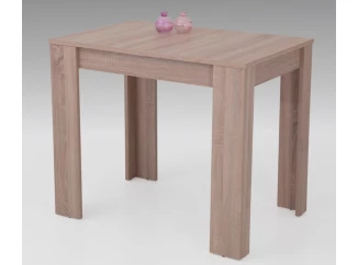 Jedálenský stôl Eva, 90x60 cm, dub sonoma, rozkladací