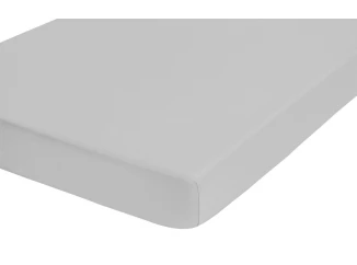 Napínacie prestieradlo Jersey Castell 90x200 cm, svetlo šedé