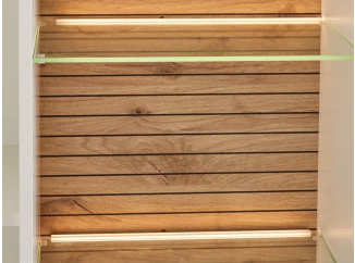 Set 2 ks lišta s LED svetelným pásikom (40 cm) farba svetla teplá biela