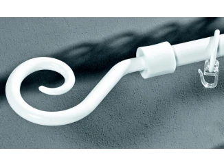 Garniža Kringel, biela, 130-240 cm