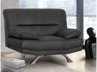 Kreslo Bruno, čierna látka