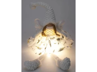 Vianočné dekorácie Svetelný andel, 60 cm