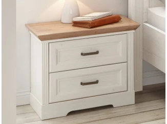 Nočný stolík Jasmin, borovica/dub artisan