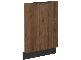 Predný panel na vstavanú kuchynskú umývačku Monza, 60 cm, orech/čierna