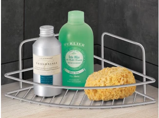 Rohový koupeľňový stojan Reflex Luxy, chrom