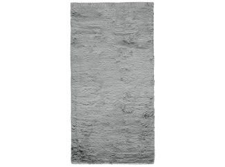 Koberec Bobs 80x150 cm, šedá imitácia králičej kožušiny