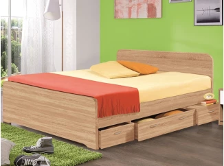 Posteľ so zásuvkami Boro 2, 90x200 cm