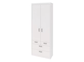 Mega 72, biela Policová skriňa Mega 76, biela