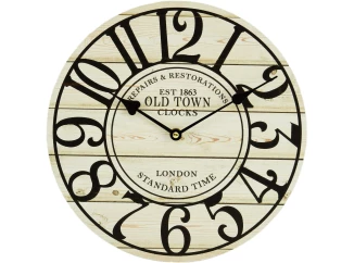 Nástenné hodiny Old Town 30 cm, MDF